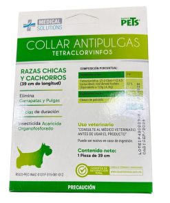 Collar Antipulgas razas chicas y cachorros 39 cm