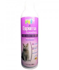 Espuma para baño en seco p/ Gato