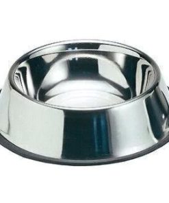 COMEDERO DE ACERO INOX. C/HUELLA 26 CM.